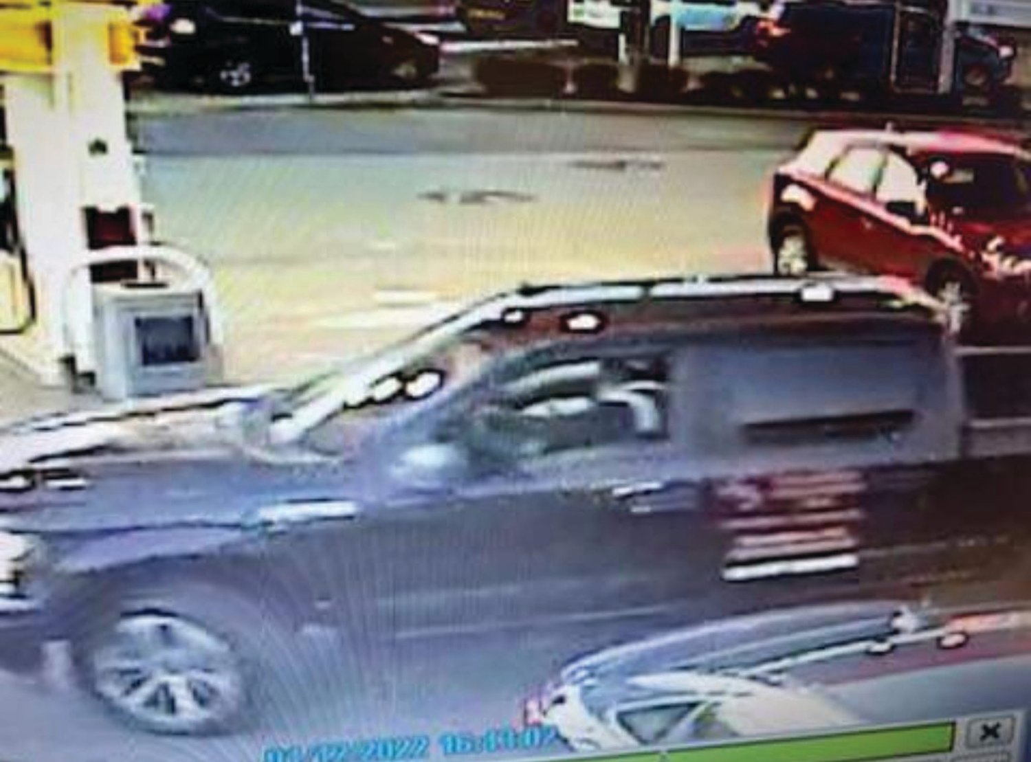 “Through the course of their investigation, it was determined that the man pictured above struck another vehicle and then left the scene without identifying himself,” police said. “He was driving a black Ford F-150 truck with orange lettering on the side.”

Anyone with information that could lead to identifying the suspect is asked to contact Johnston Police Lt. Michael Babbitt at the Johnston Police Department, 401-757-3144.